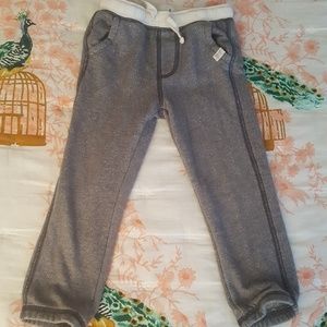 4t stylish gray joggers with drawstring
